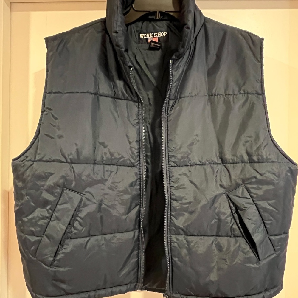 Workshop Republic Clothing Men's Navy Vest Large